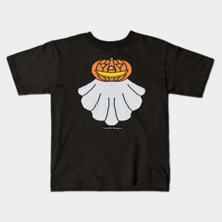 Pumpkin Ghost Kids T-Shirt